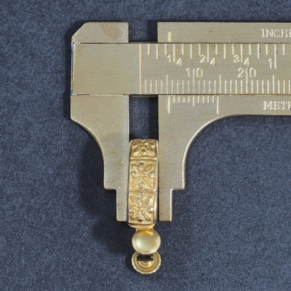 Vintage Napier Clip On Hoop Earrings Gold Tone Textured Screw Back MCM Classic - Picture 5 of 13